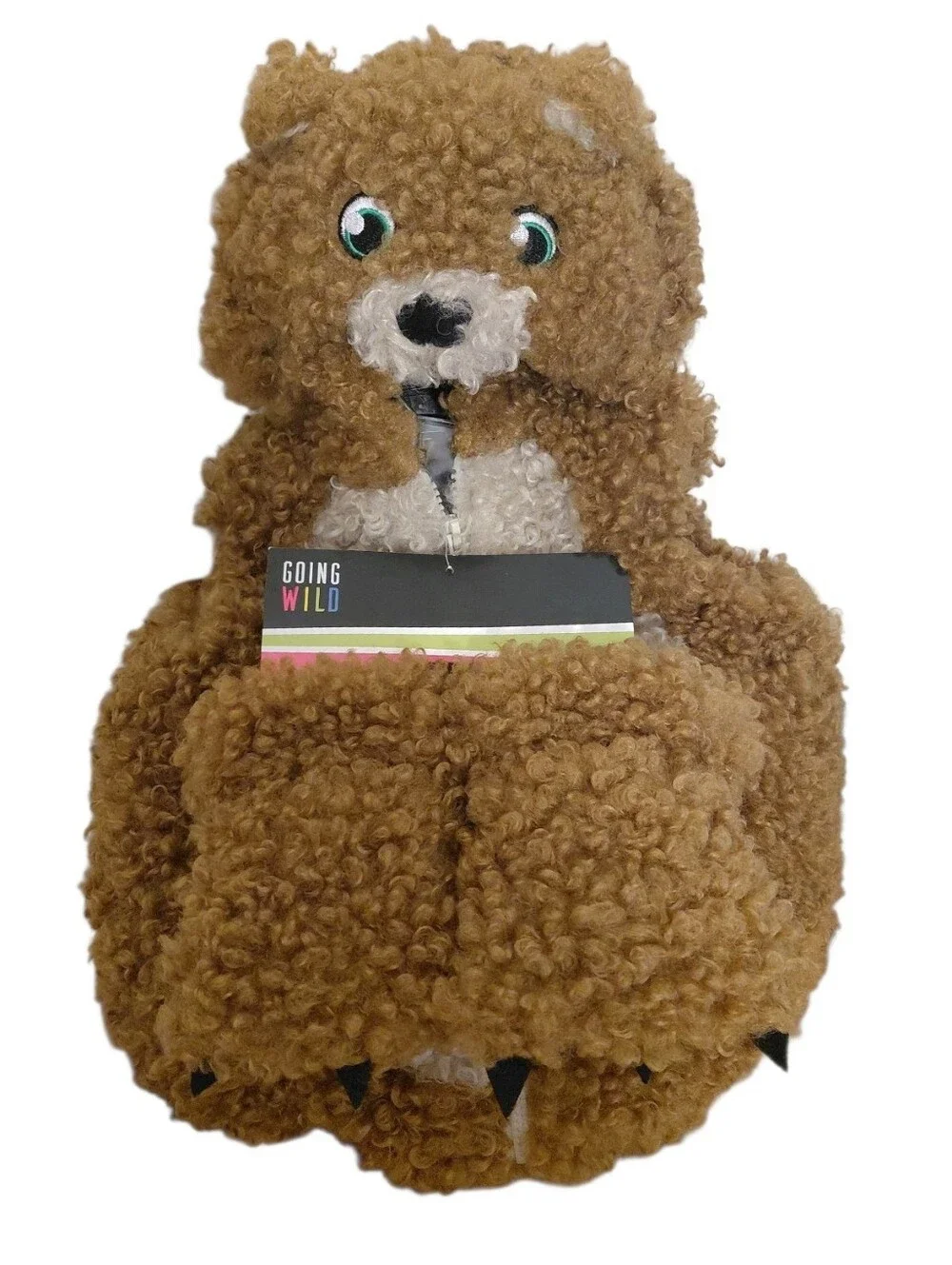 Going Wild Infant 2pc Fuzzy Teddy Bear Halloween Costume